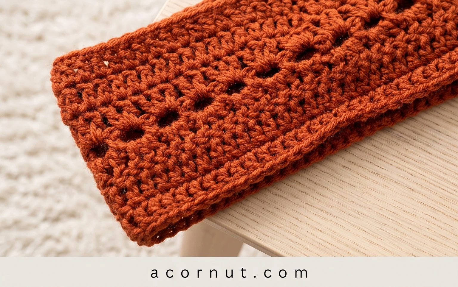 Country Cottage Headband Crochet Pattern