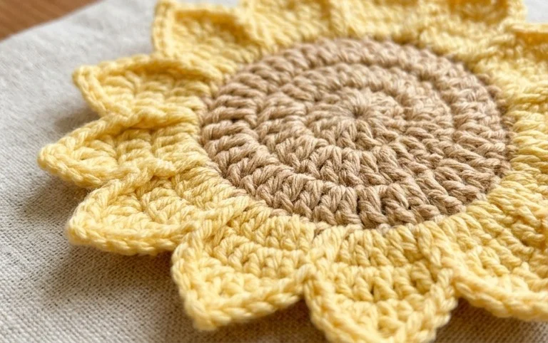 Crochet Easy Beautiful Sunflower